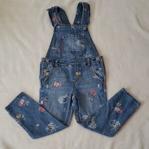 GAP Blue Denim with Pink Floral Accents